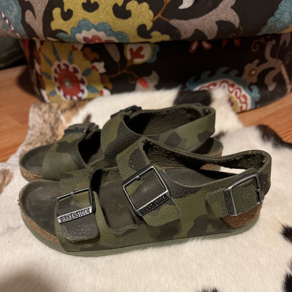 Camouflage Youth Birkenstocks